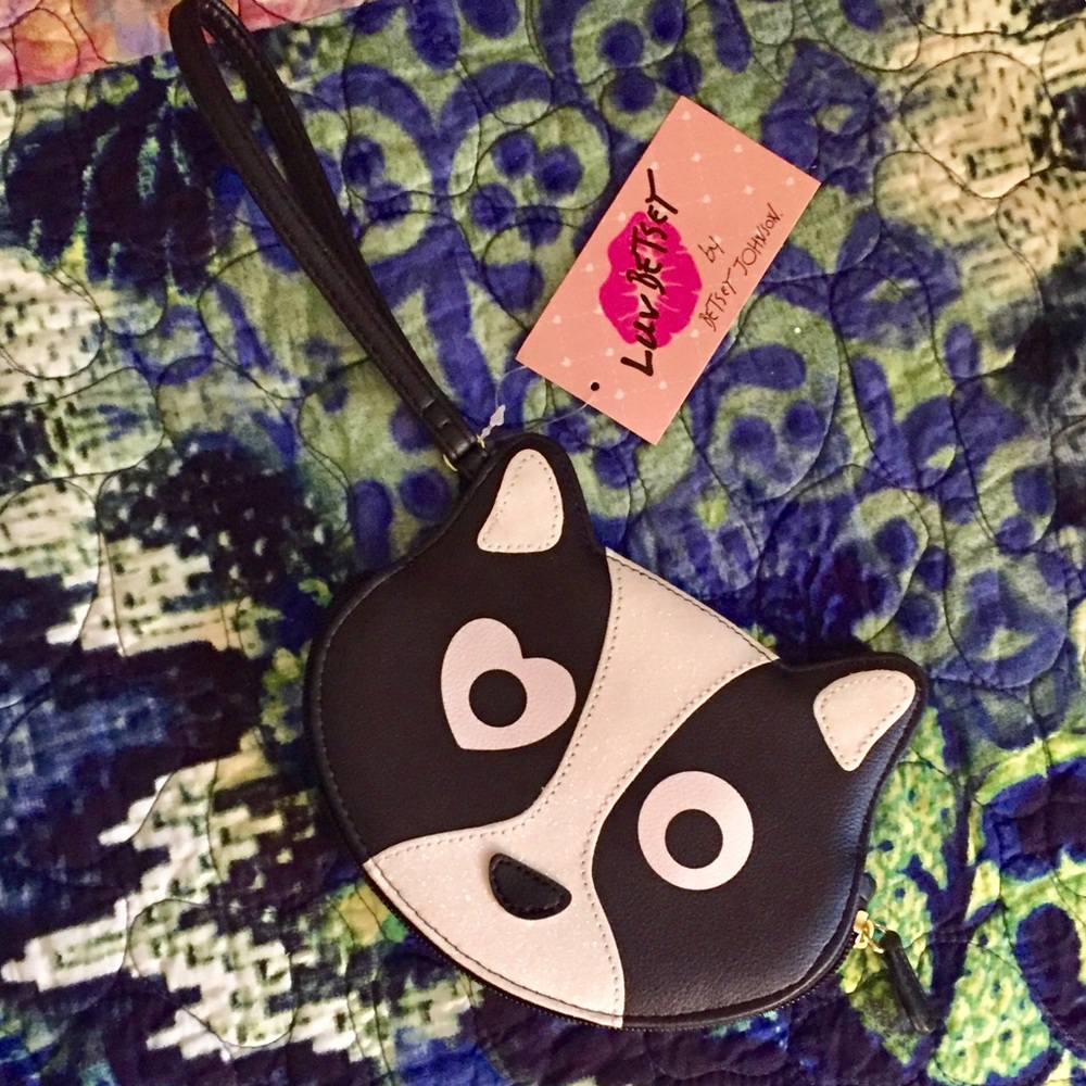 Betsey Johnson/Luv Betsey Boston Terrier Wristlet